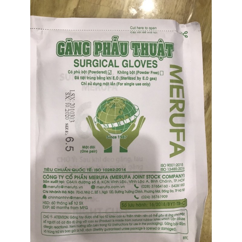 Găng tay PT tiệt trùng 1 lần (4900/đôi) | BigBuy360 - bigbuy360.vn