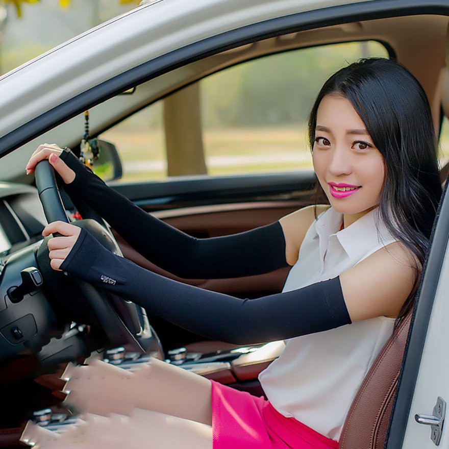 Tay áo lụa chống nắng tia UV thời trang cho nữ nam Ống tay chống nắng, chống tia UV dành cho nam và nữ