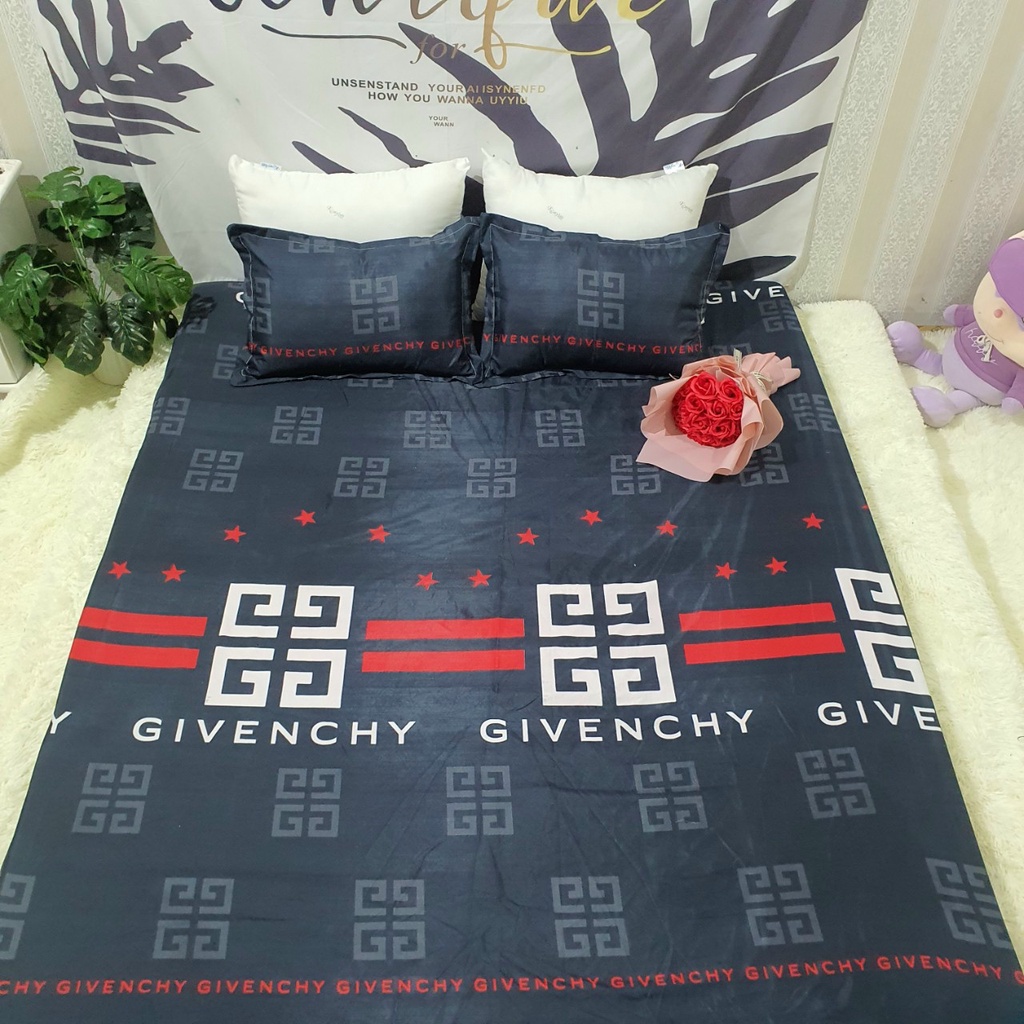 Bộ ga kèm đôi vỏ gối poly cotton siêu ngộ nghĩnh m6 hoặc m8 (được chọn mẫu)