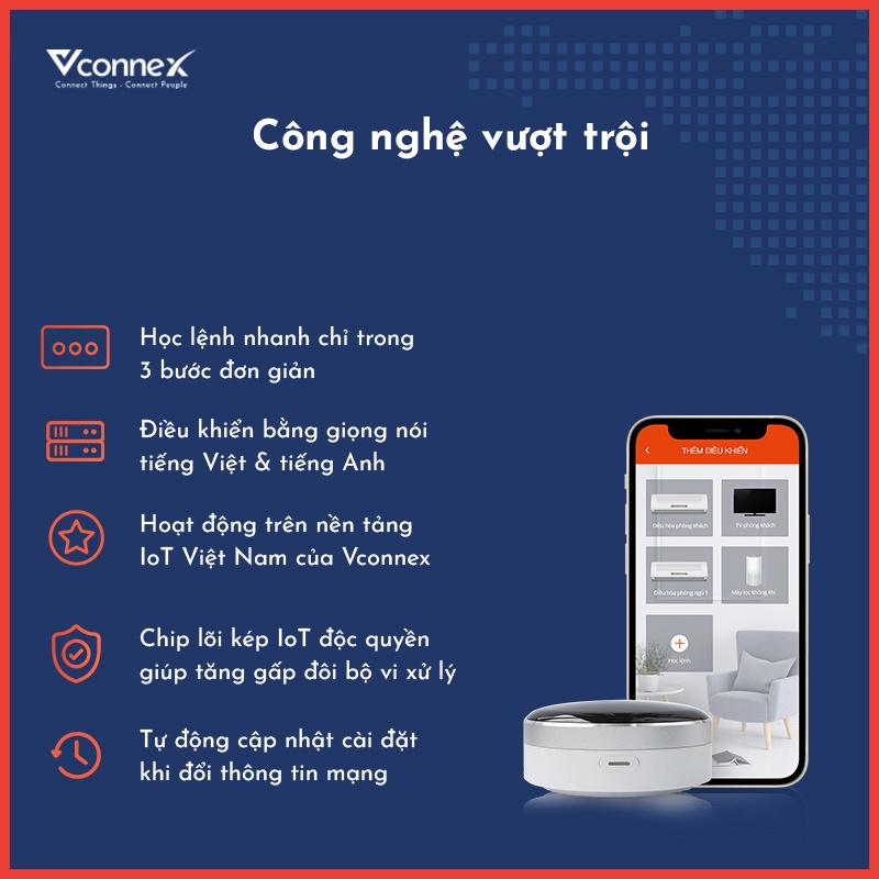 Bộ điều khiển hồng ngoại thông minh Vconnex