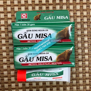 Kem xoa bóp Gấu Misa 30g
