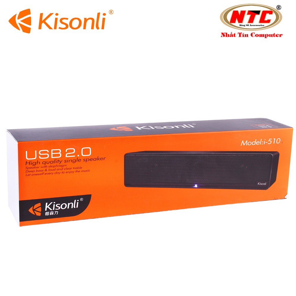 Loa máy tính Kisonli i-510 - Bảo Hành 12 Tháng (Đen)