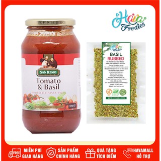 [DATE MỚI NHẤT] Sốt Mì Ý Cà Chua Và Rau Quế San Remo 500gr