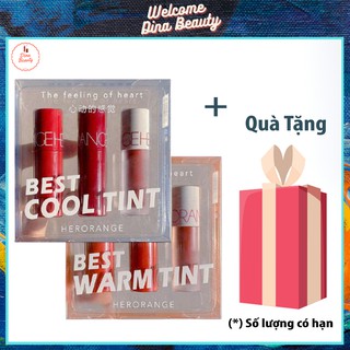[MINI SIZE][PHIÊN BẢN GIỚI HẠN] Set son Kem Lì HERORANGE dupe romand Hỗ Trợ Dưỡng Ẩm Mềm Mịn Lâu Trôi Son Hot 2021