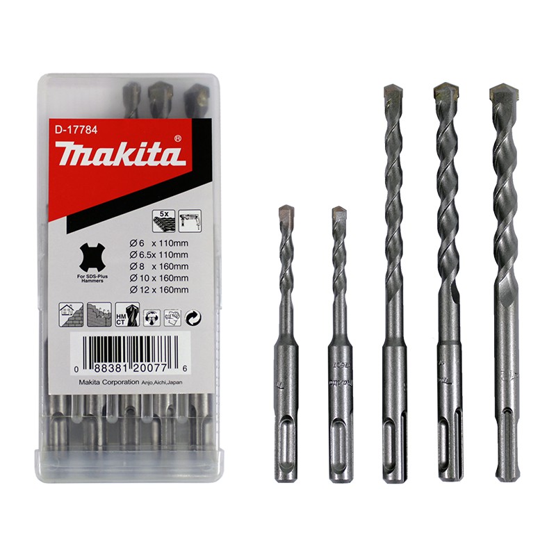 Bộ mũi khoan bê tông chuôi SDS Plus Makita D-17784