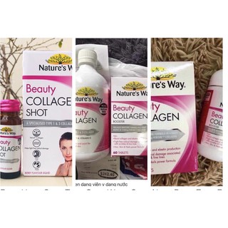 Viên uống collagen các loại úc, viên, nước của úc