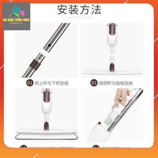 [NEW] Cây lau nhà phun tia nước ( lau nhà kèm phun sương)