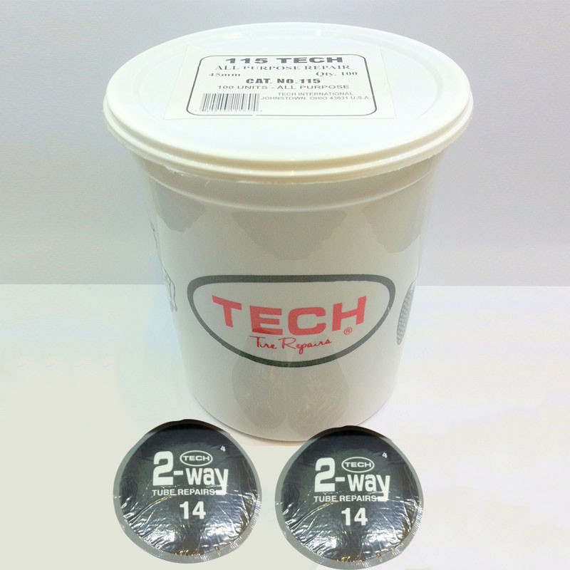 Miếng vá săm lốp ô tô, xe máy đa năng hộp 160 miếng Tech 11T