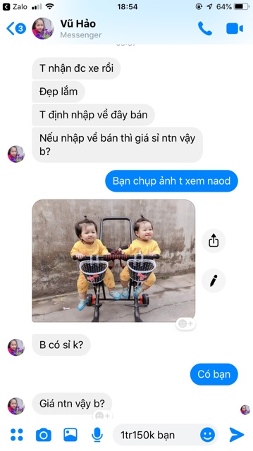 Xe đẩy đôi gập gọn