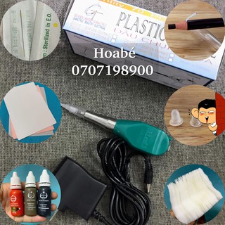 Bộ dụng cụ phun xăm cơ bản để học nghề