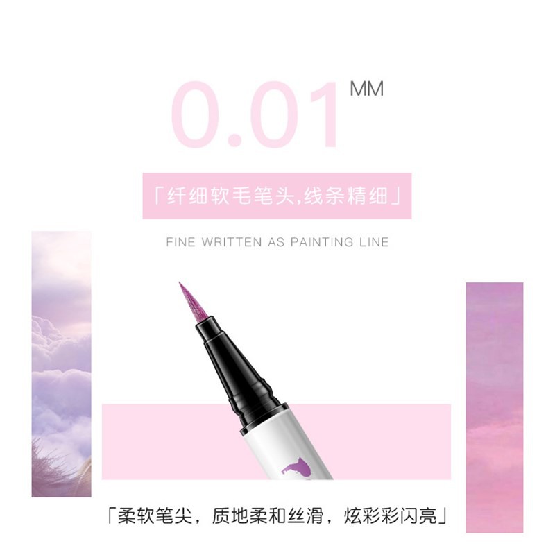 Bút Kẻ Mắt GDTIMA 0.6ML Dạng Lỏng Kết Cấu Kháng Nước Màu Ánh Nhũ Siêu Bền Lâu