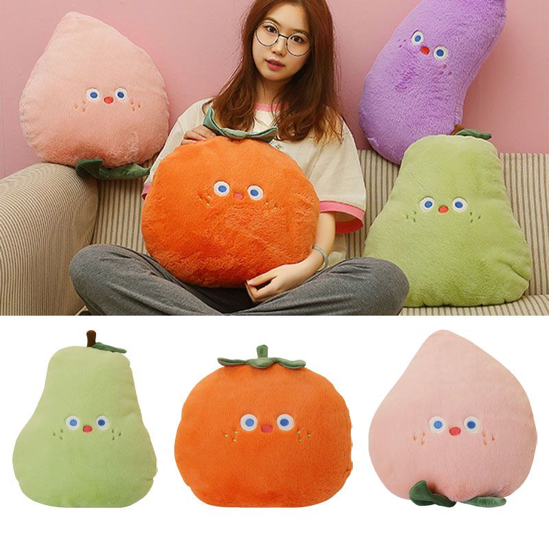 Gối Nhồi Bông Hình Trái Cây Dễ Thương