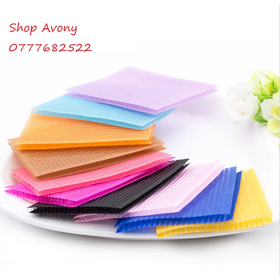 Dán tóc mái dùng trong trang điểm dạng xé tách lớp