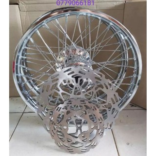 BÁNH CĂM RAIDER SATRIA NIỀNG SẮT UNIONVD ĐÙM MA CROM KÈM 2 ĐĨA ĐÃ RÚT CĂM GẮN VỪA NHƯ ZIN KHÔNG CHẾ SẢN PHẨM MỚI Y HÌNH