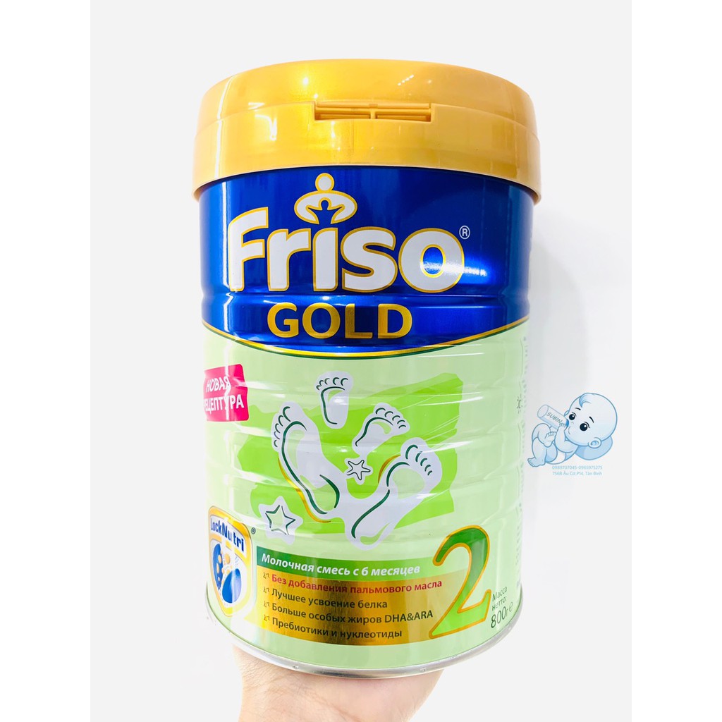 [Date 2022] Sữa Friso Gold Nga Số 2 Lon 800g Hàng Nội Địa