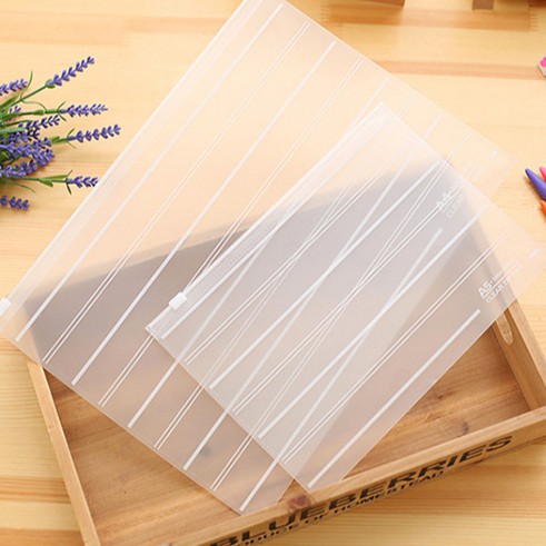 Túi đựng tài liệu khổ A4 trong suốt đơn giản và sáng tạo | BigBuy360 - bigbuy360.vn