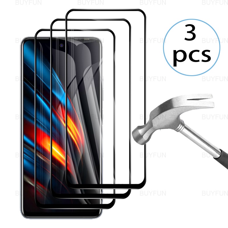Set 3 Kính Cường Lực Bảo Vệ Màn Hình Cho Tecno Pova 2 Pova3 Tecno Pova2 TecnoPova 2 6.9inch LE7n