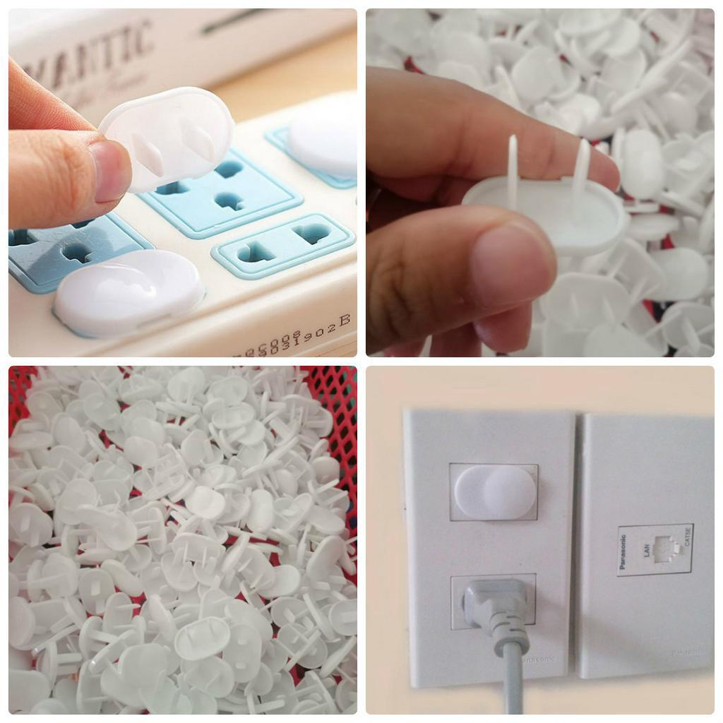 Nút Bịt Ô Điện Chống Giật An Toàn Cho Bé 2 Chân,3 Chân