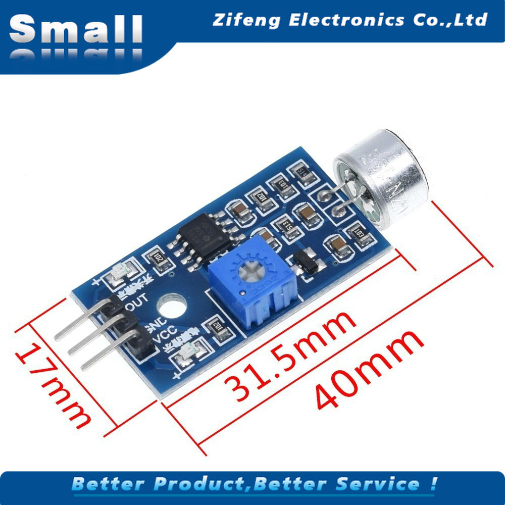 SENSOR Mô Đun Cảm Biến Âm Thanh Thông Minh 3pin Cho Arduino