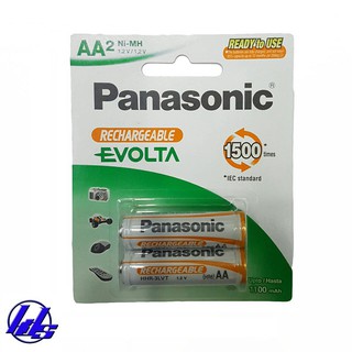 Pin sạc AA Panasonic Evolta 1100mAh - Vỉ 2 viên