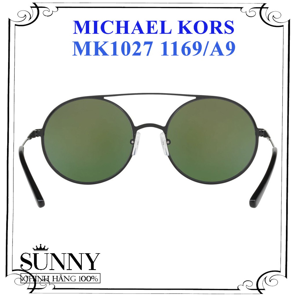 MK1027 1169/A9 - kính mát thời trang Michael Kors chính hãng, bảo hành toàn quốc, thiết kế dễ đeo bảo vệ mắt