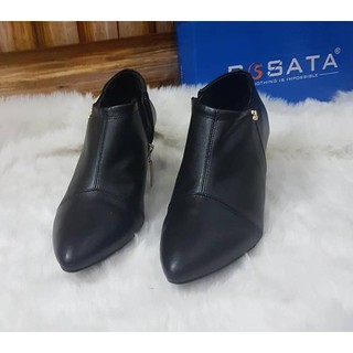 Giày bốt boot nữ đẹp Rosata gót viền RO178