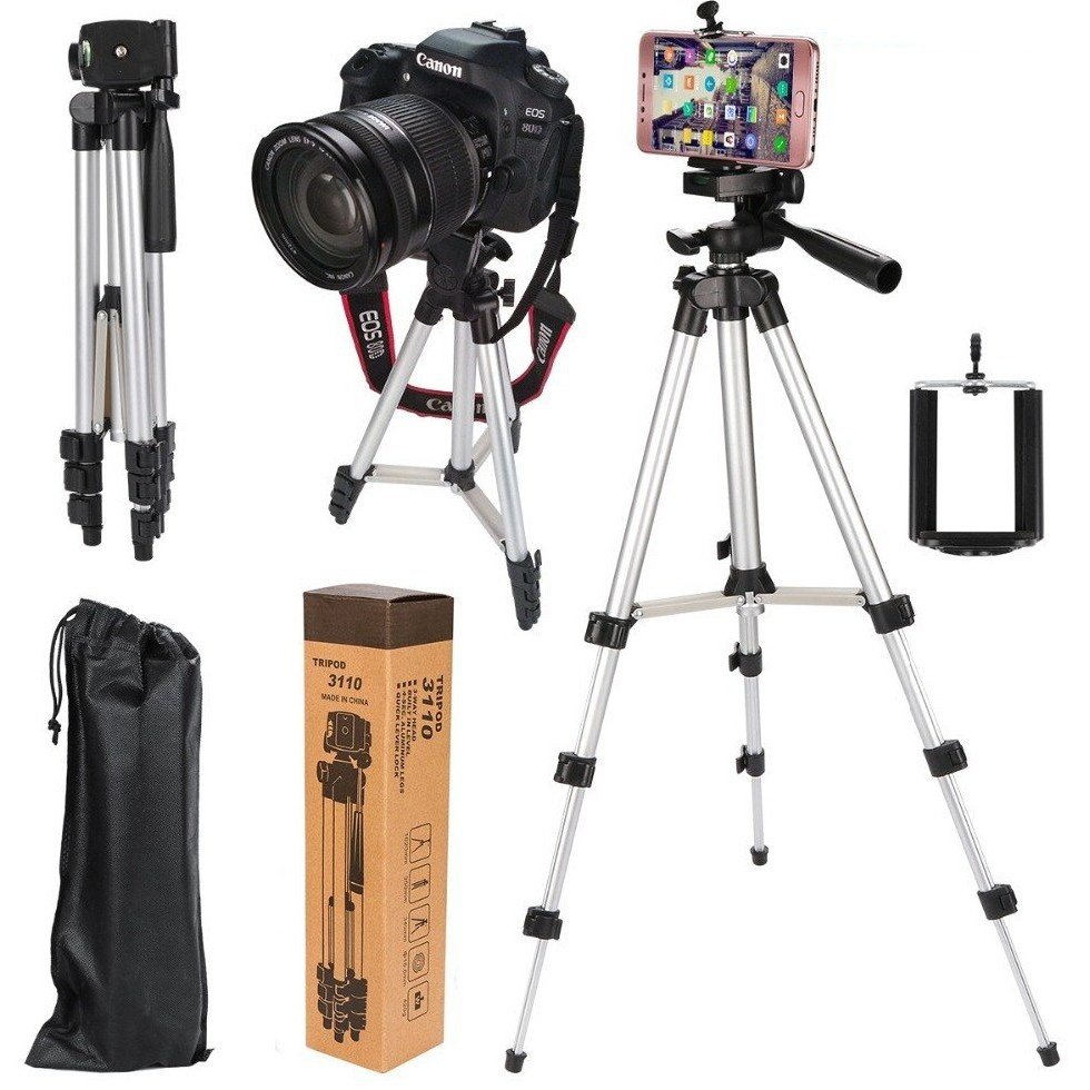 Gậy 3 chân Tripod 3110 105cm chuyên chụp hình live stream,chụp hinh từ xa ,quay video