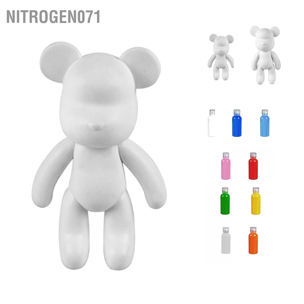 DIY Bearbrick Bộ Dụng Cụ Vẽ Tranh Thủ Công Hình Gấu KAWSNitrogen071