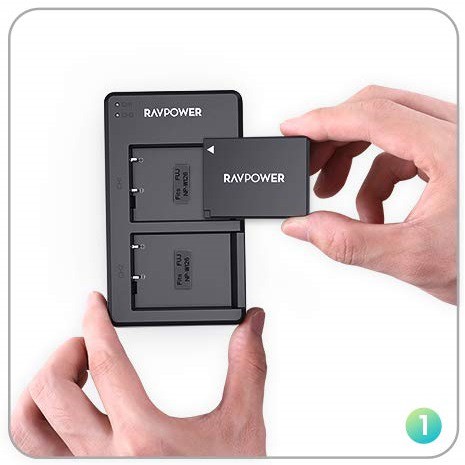 Bộ 1 pin 1 sạc máy ảnh RavPower cho Sony NP-FW50