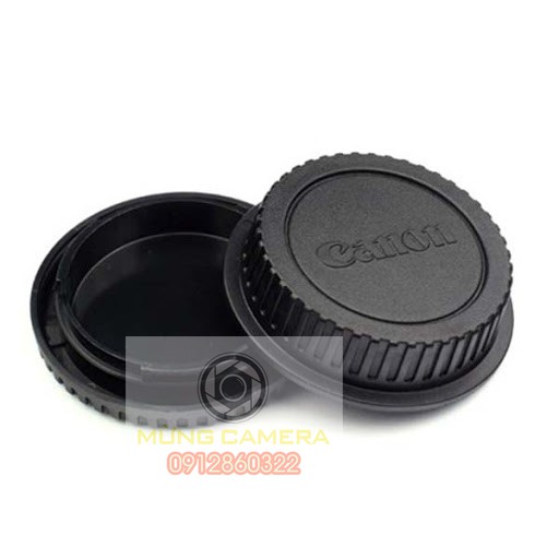 Bộ nắp body và cap đuôi lens Canon DSLR