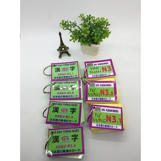 Bộ thẻ học tiếng nhật N3 (7 xấp)