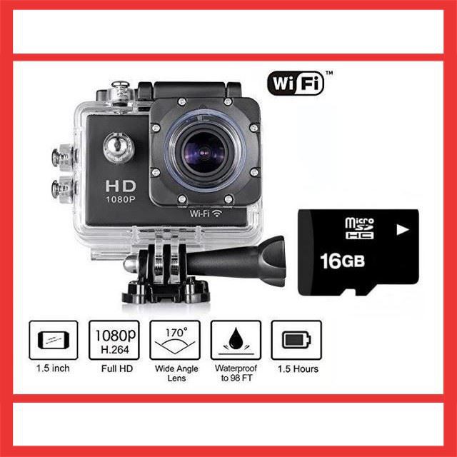 [KHUYẾN MẠI SOCK] Camera Hành Trình Thể Thao Full 1080HD Camera Sport A9 ( Tặng Kèm Thẻ Nhớ 32GB) Hàng Đẹp | BigBuy360 - bigbuy360.vn