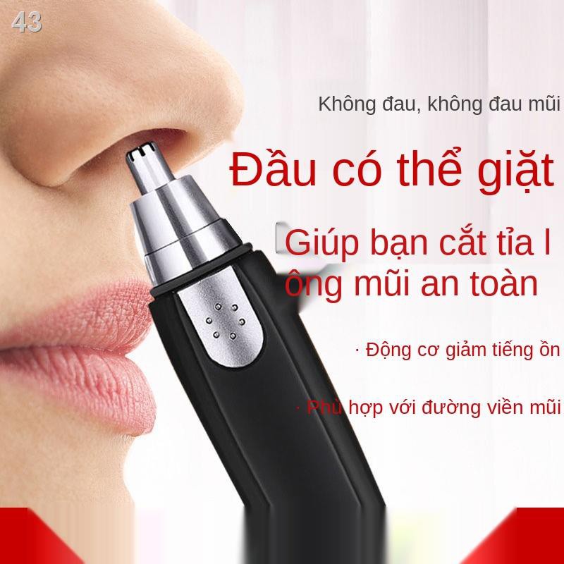 VMáy tỉa lông mũi nam điện tạo tác có thể sạc lại cạo râu và làm sạch giới kéo lỗ nữ