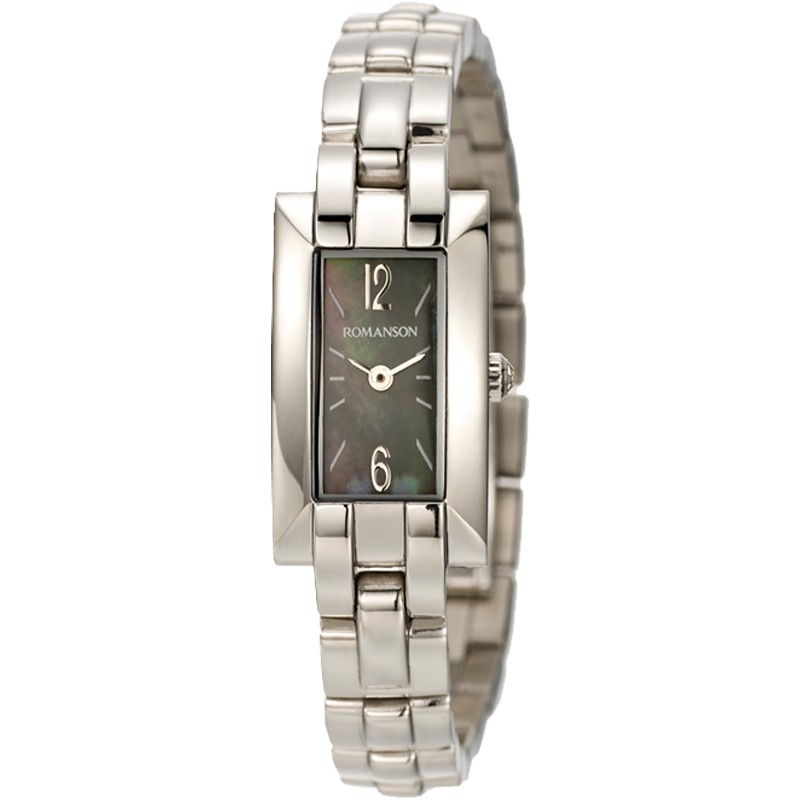 Đồng hồ Romanson Watch RM8274LWBK nữ mặt nhỏ kính Sapphire chống xước máy Thụy Sĩ dây thép cao cấp chính hãng