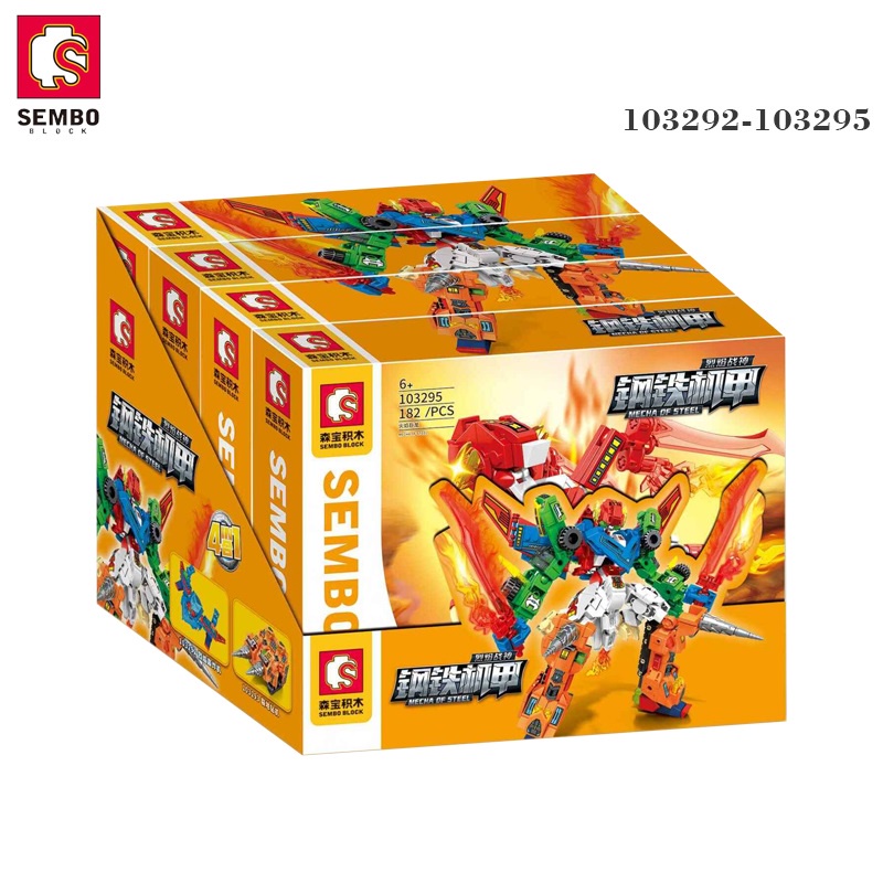 Bộ đồ chơi lắp ráp robot chiến đấu- LEGO lắp ghép 103292-103295
