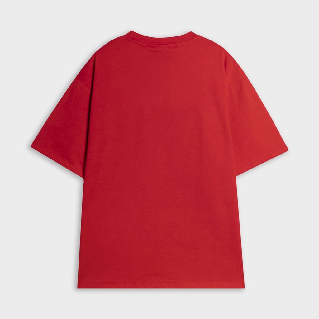 Áo ThunTay Lỡ Form Rộng Unisex Đỏ Trơn Áo Phông Form Rộng Thời Trang Hàn Quốc Trơn Rễ Phối Đồ  VT9 GROWING