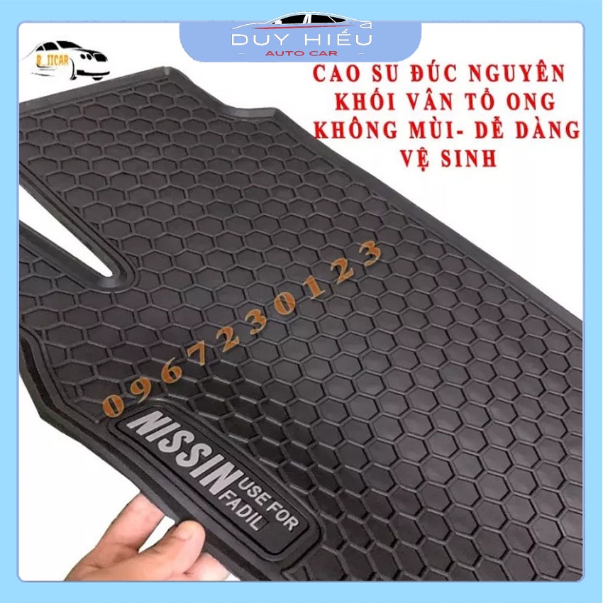 Thảm Lót Sàn Cao Su Vinfast Fadil Cao Su Đúc Ko Mùi NISSIN