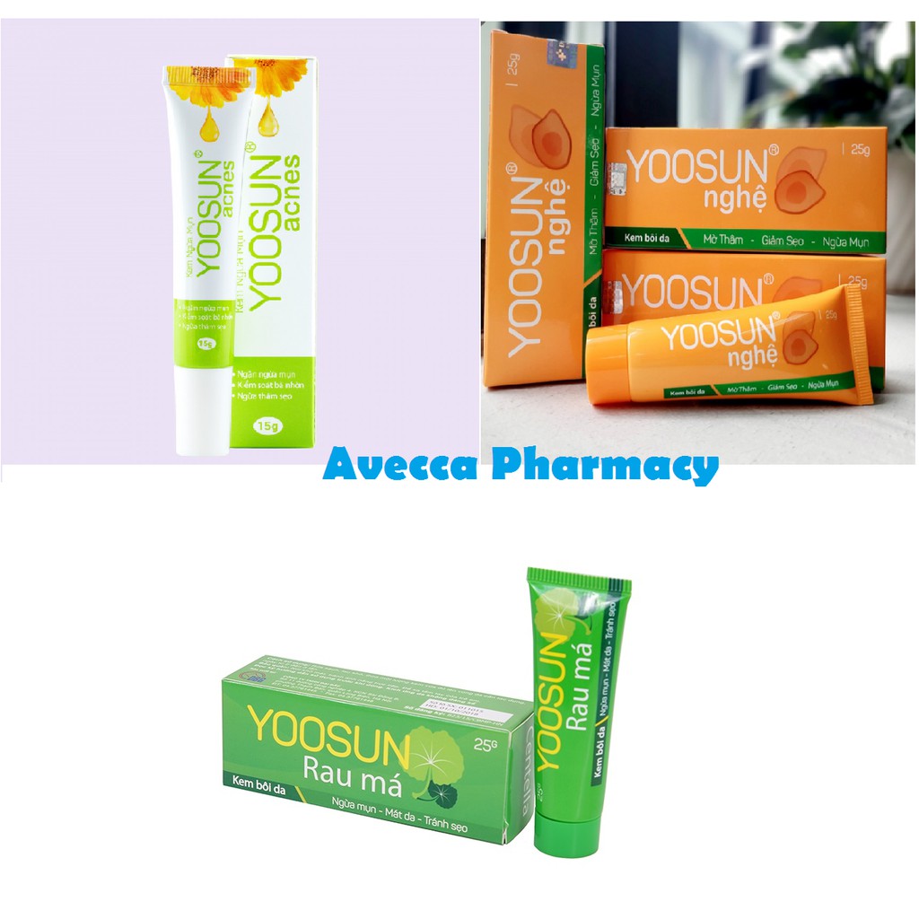 Kem Bôi Da Yoosun Nghệ - Rau Má - Acnes Ngăn Ngừa Mụn, Giảm Thâm, Mát Da | BigBuy360 - bigbuy360.vn