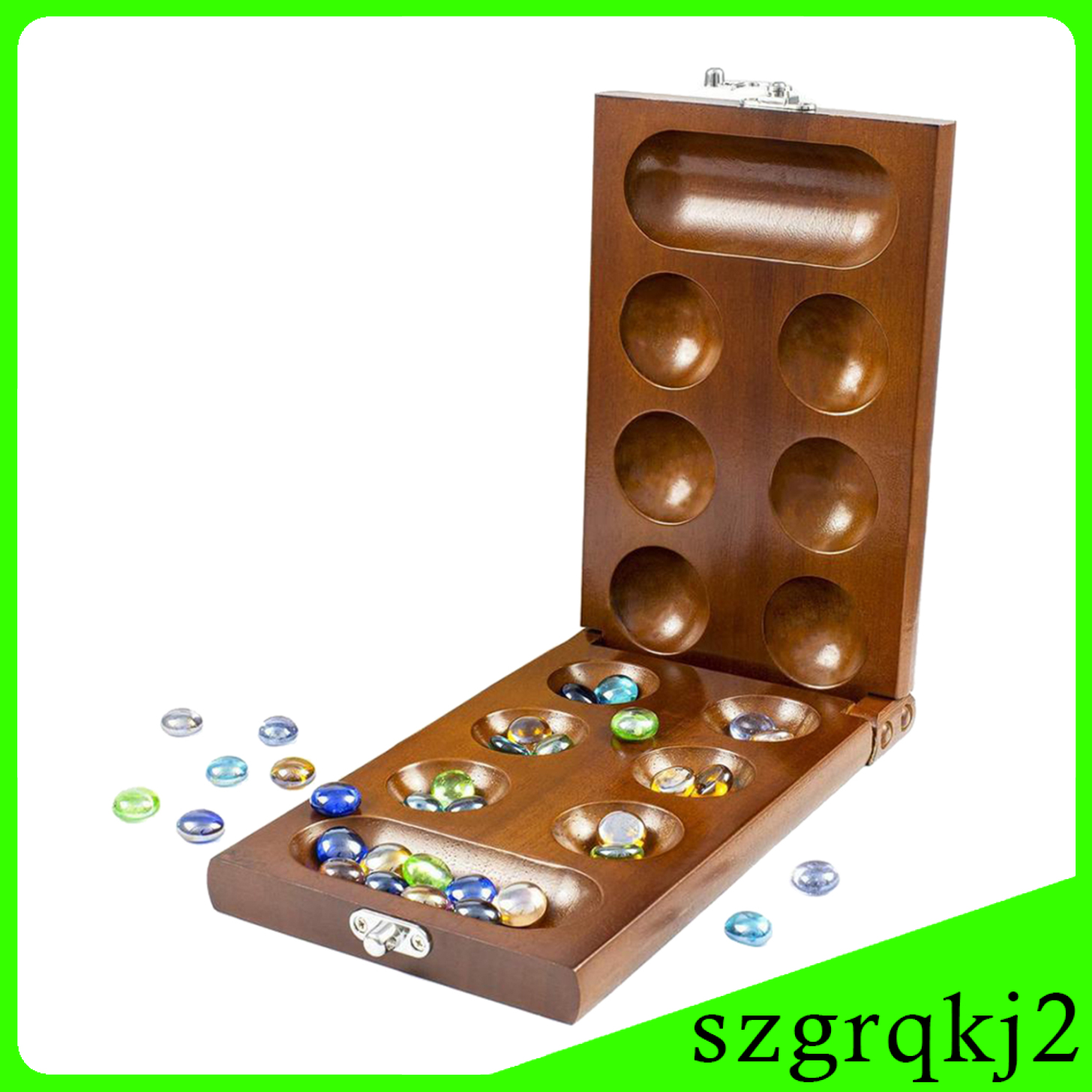 Bộ Trò Chơi Chiến Lược Mancala Bằng Gỗ Cho Trẻ Em Và Người Lớn