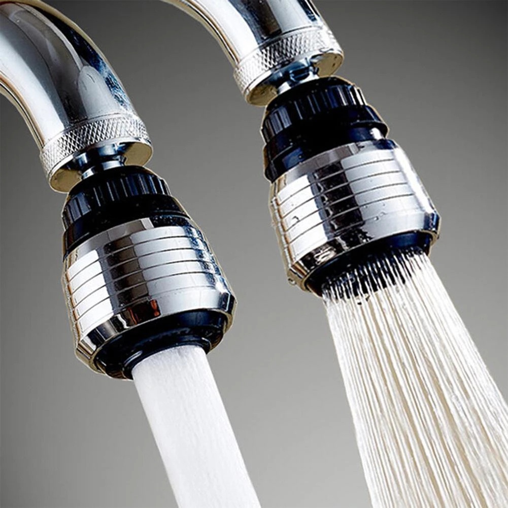 1pc 360° Đầu Vòi Nước Xoay Tiết Kiệm Nước Với 2 Chế Độ Điều Chỉnh