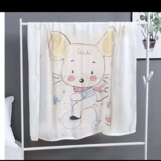 Chăn hè cho bé ( chăn lụa cc hãng jinro 120x120)