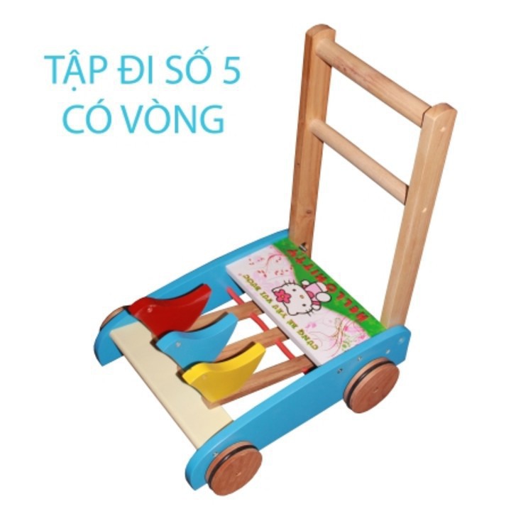 Xe Tập Đi 💯 GIÁ CỰC SỐC 💯  Xe Tập Đi Bằng Gỗ Song Son Cho Bé - Xe Tập Đi Bằng Gỗ 3 Con Chim