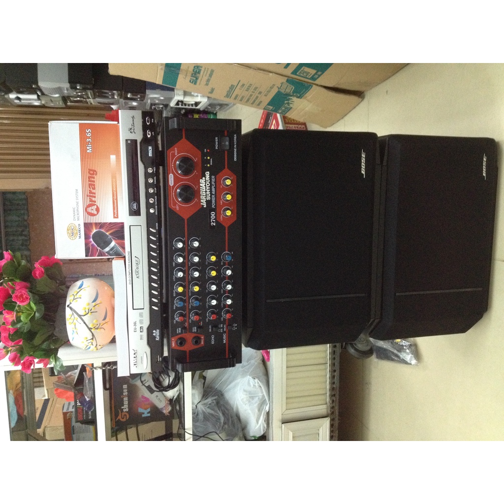 Dàn Karaoke loa Boses và Amply Jarguar