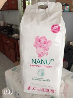 50 miếng bỉm quần nanu 50M/50L/50xl