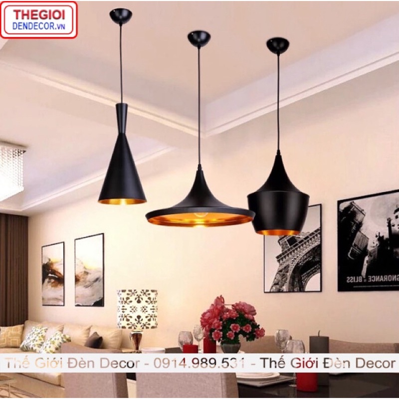 Đèn thả trang trí T067 Chao đèn thả trần phong cách Bắc Âu ABC