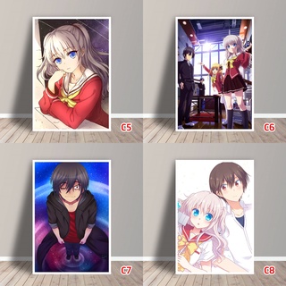 Tấm Postcard Cao Cấp Anime Charlotte