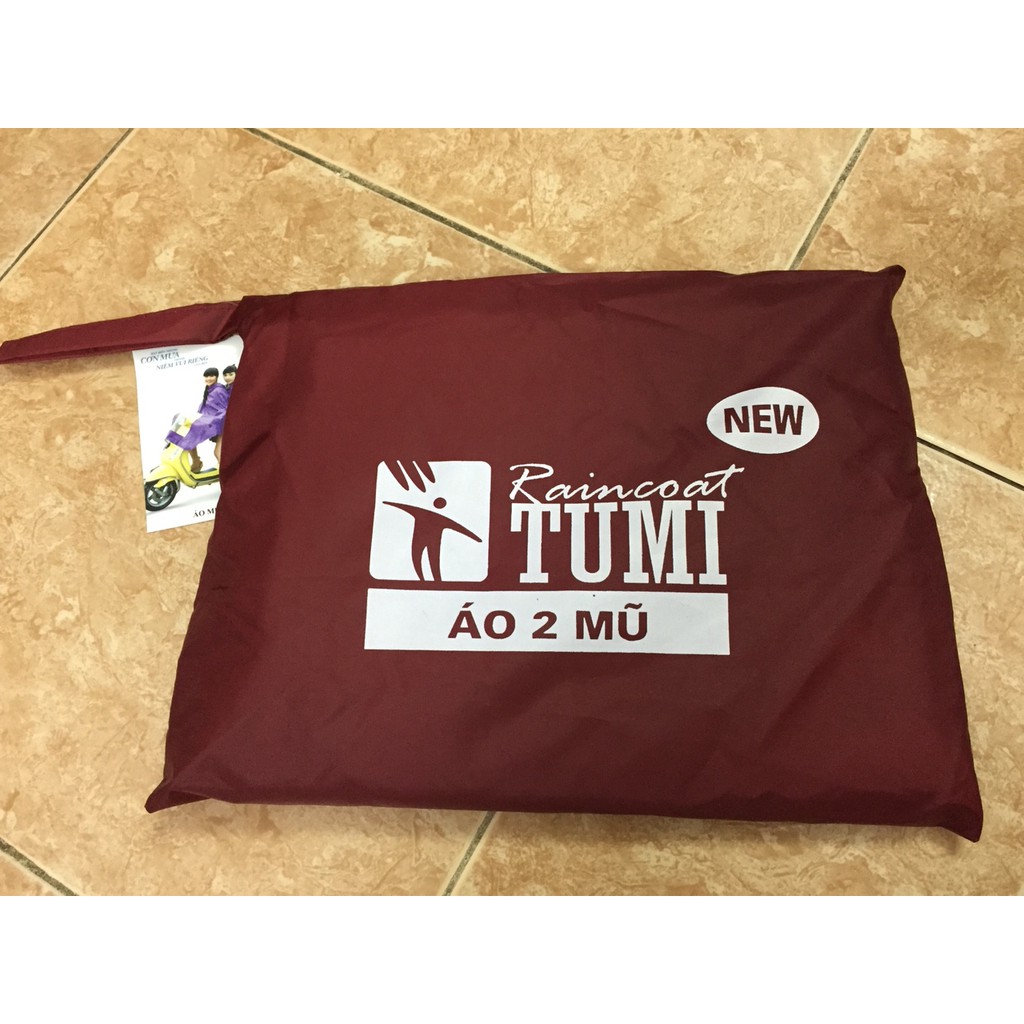 Áo mưa siêu nhẹ 2 đầu Tumi New