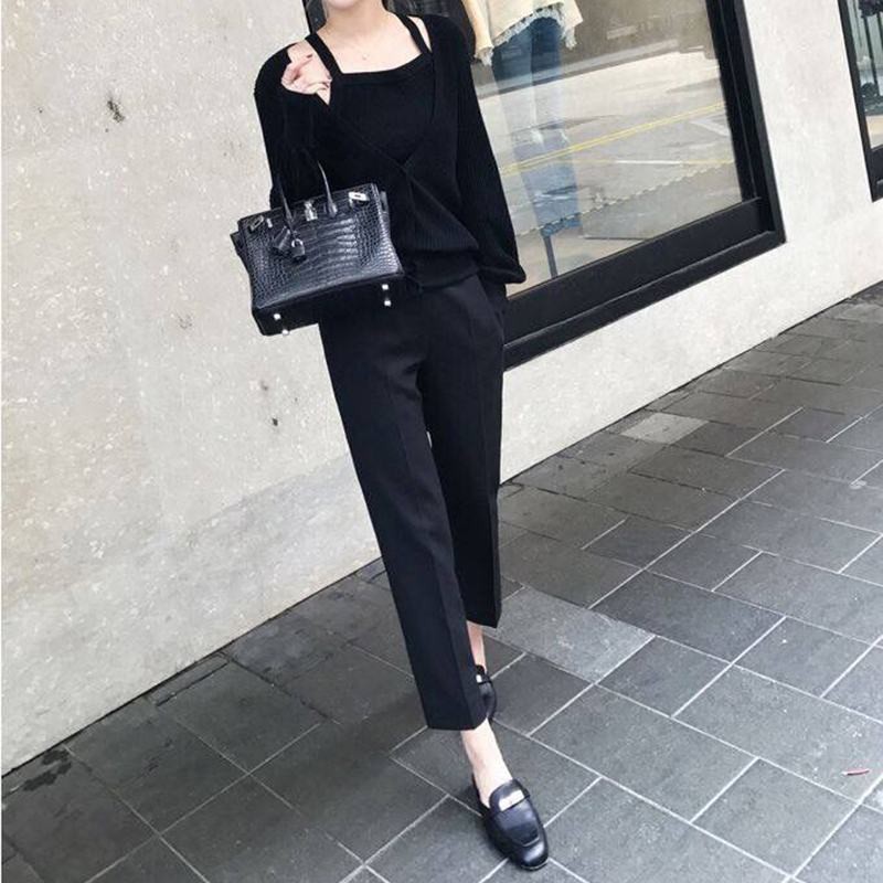 Quần dài ống đứng phong cách Hàn Quốc  cho nữ