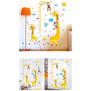 DECAL HƯƠU CAO CỔ DO CHIỀU CAO CHO BÉ