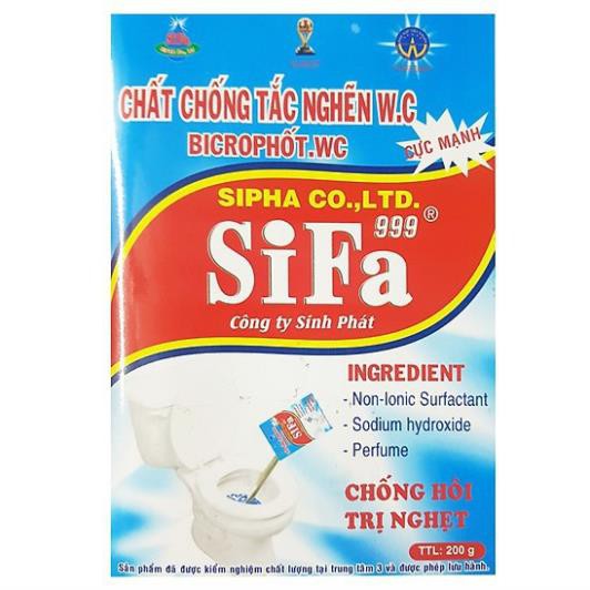 Bột Thông Cầu Diệt Khuẩn 300gr Tẩy Trắng Cấp Tốc – chất tẩy khử mùi vệ sinh toilet